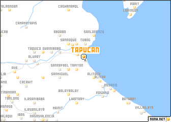 map of Tapucan