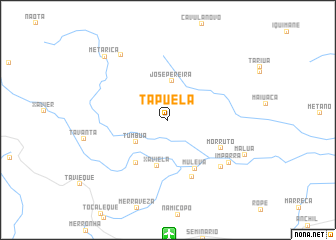 map of Tapuela