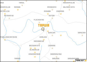 map of Tapuia
