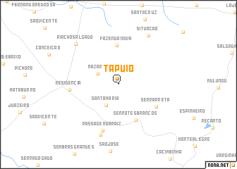 map of Tapuio
