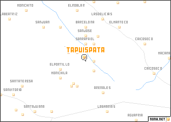 map of Tapuispata