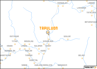 map of Tapuluon