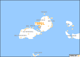 map of Tapul