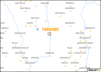 map of Ta-pu-nan