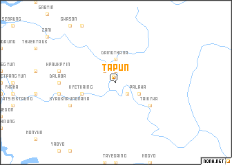 map of Tapun