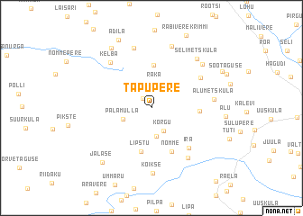 map of Tapupere