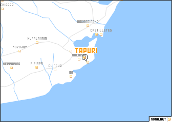 map of Tápuri