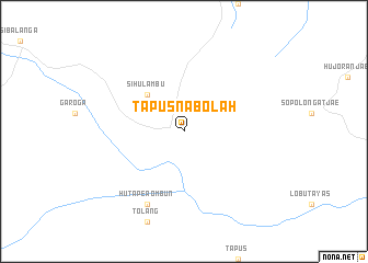 map of Tapusnabolah