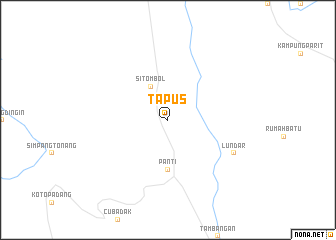 map of Tapus
