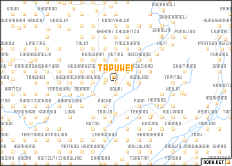 map of Ta-pu-wei