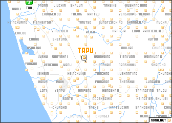 map of Ta-pu