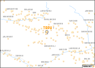 map of Tāpu