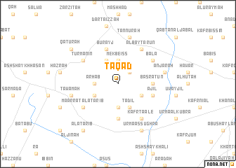 map of Taqād