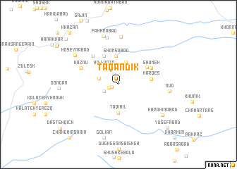 map of Taqandīk