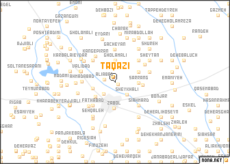 map of Taqāzī