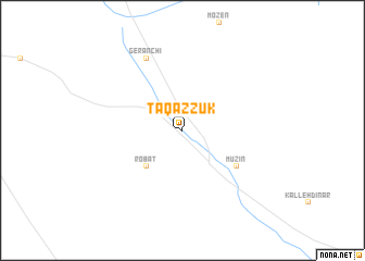 map of Taqazzūk