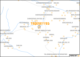 map of Ţāq-e Seyyed