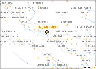 map of Ţāq Gāvarīn