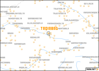 map of Taqīābād