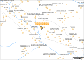 map of Taqīābād