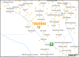 map of Taqīābād