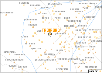 map of Taqīābād