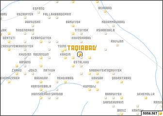 map of Taqīābād