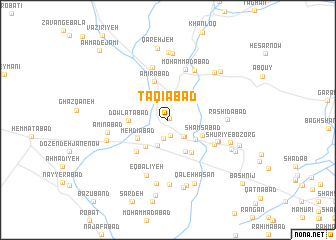 map of Taqīābād