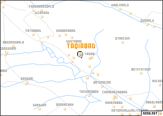 map of Taqīābād