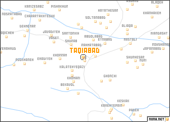 map of Taqīābād