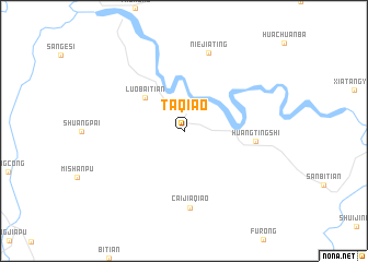 map of Taqiao