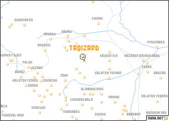 map of Taqī Zard