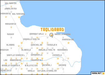 map of Taqlīdābād