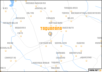 map of Taquarana