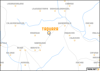 map of Taquara