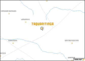 map of Taquaritinga