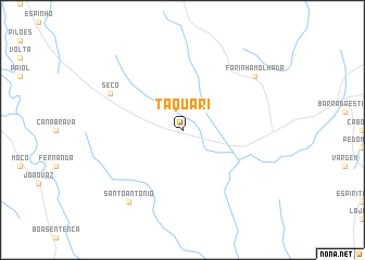 map of Taquari