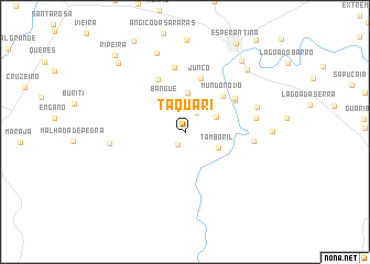 map of Taquari