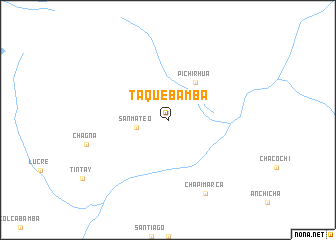 map of Taquebamba