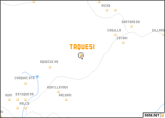 map of Taquesi
