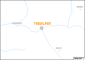 map of Taquilpón