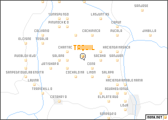 map of Taquil