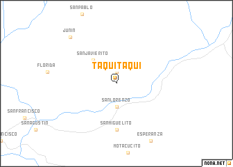 map of Taquitaqui