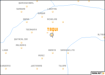 map of Taqui