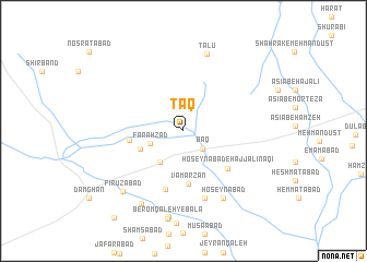 map of Ţāq