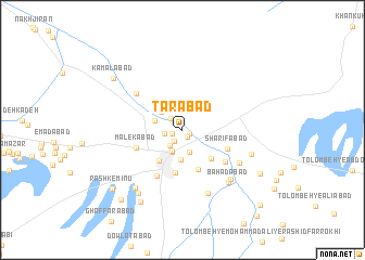 map of Tārābād