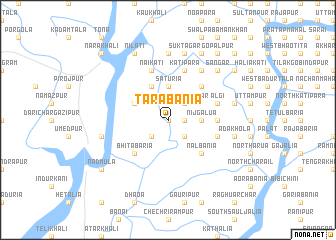 map of Tārābania