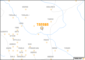 map of Taraba