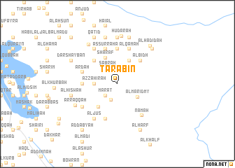 map of Tarābin