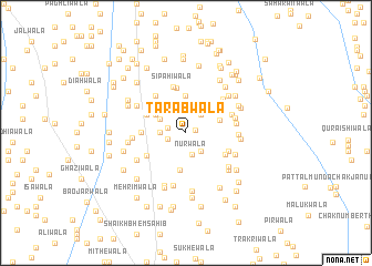 map of Tarābwāla